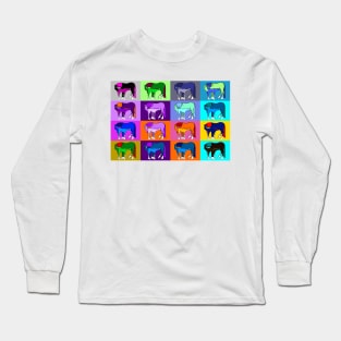 Mare and Foal 4 x 4 Long Sleeve T-Shirt